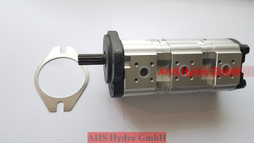 Hydraulikpumpe Komatsu PC30 PC30-6 PC40 PC40-6   2ISP28251GFD1 3801  2ISP28251GFD1/992  2SPA14+14+11DTCSAEA  25A14+14+11DTCSA